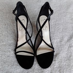Jessica Simpson | NWT Sexy Strappy Black Heels 11